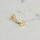 Glorria Altın 3 Rakam Tragus Piercing Glorria Altın 3 Rakam Tragus Piercing