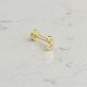 Glorria Altın 3 Rakam Tragus Piercing Glorria Altın 3 Rakam Tragus Piercing