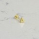 Glorria Altın 4 Rakam Tragus Piercing Glorria Altın 4 Rakam Tragus Piercing