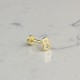 Glorria Altın 8 Rakam Tragus Piercing Glorria Altın 8 Rakam Tragus Piercing