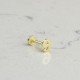 Glorria Altın 9 Rakam Tragus Piercing Glorria Altın 9 Rakam Tragus Piercing