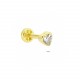 Glorria Altın Kalp Tragus Piercing