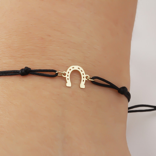 Glorria Altın Nal İpli Bileklik Glorria Altın Nal İpli Bileklik