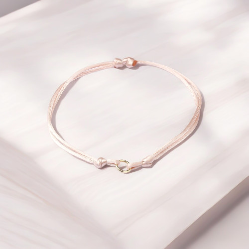 Glorria Altın Halka İpli Bileklik