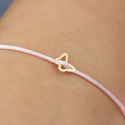 Glorria Altın Kelebek İpli Bileklik Glorria Altın Kelebek İpli Bileklik