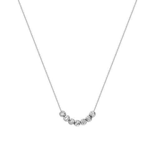 Glorria Altın Beyaz Dorika Kolye