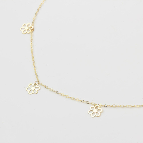 Glorria Altın Çiçek Halhal Glorria Altın Çiçek Halhal