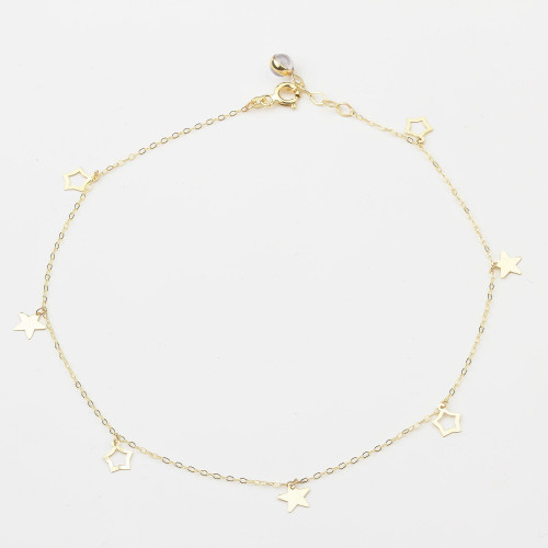 Glorria Altın Yıldız Halhal