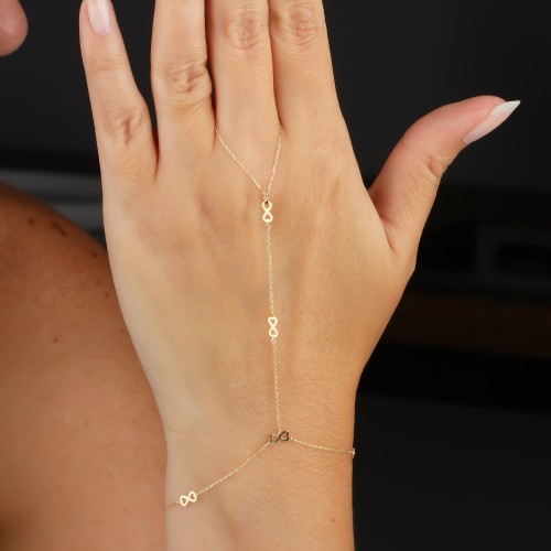 Glorria Altın Kalpli Sonsuzluk Şahmeran