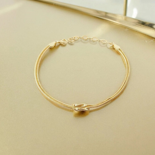 Glorria Gümüş Düğüm Bileklik