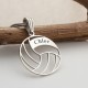 Glorria Gümüş Kişiye Özel İsimli Voleybol Topu Kolye