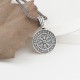 Glorria Gümüş Viking Vegvisir Pusulası Kolye