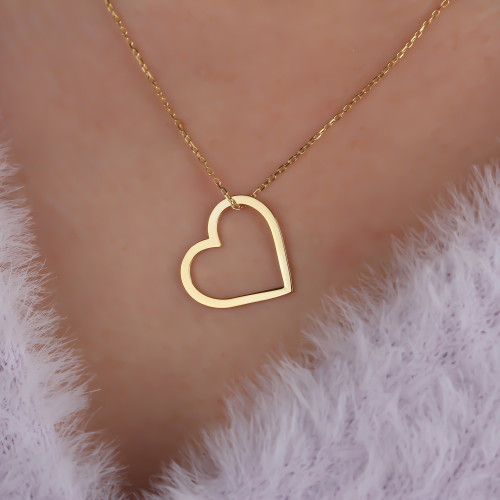 Glorria Gümüş Kalp Kolye Glorria Gümüş Kalp Kolye