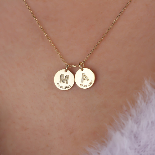 Glorria Kişiye Özel Plaka Gümüş Kolye