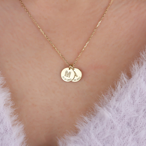 Glorria Kişiye Özel Plaka Gümüş Kolye