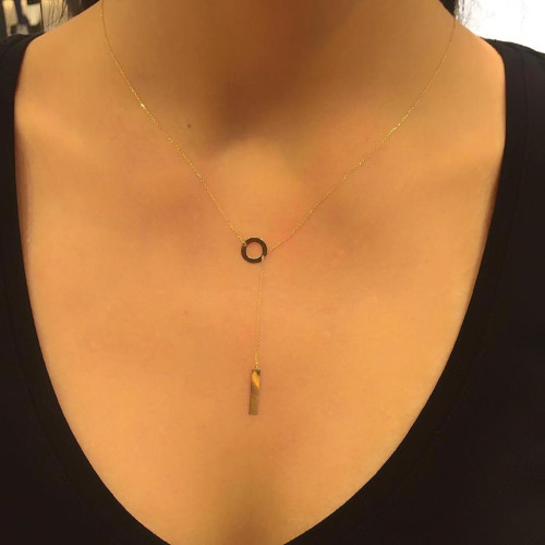 Glorria Altın Halka Kolye Glorria Altın Halka Kolye