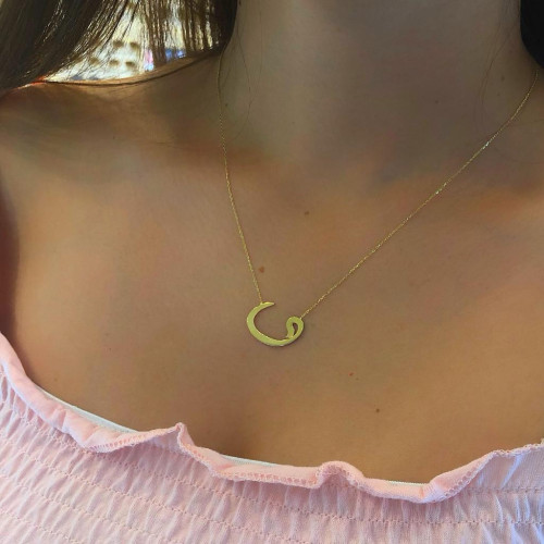 Glorria Altın Vav Kolye Glorria Altın Vav Kolye