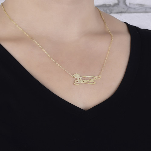 Glorria Kişiye Özel İsimli Gümüş Kolye GLR530