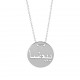 Glorria Kişiye Özel Arapça İsimli Plaka Gümüş Kolye GLR680