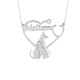 Glorria Kişiye Özel İsimli Kedi-Köpek Gümüş Kolye