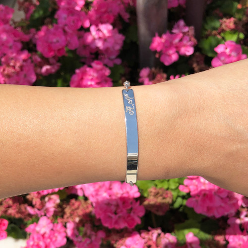 Glorria Kişiye Özel Harfli Gümüş Bileklik Glorria Kişiye Özel Harfli Gümüş Bileklik