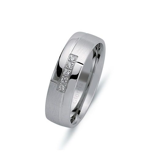 Glorria Gümüş 5,5mm Kadın Alyans Yüzük Glorria Gümüş 5,5mm Kadın Alyans Yüzük