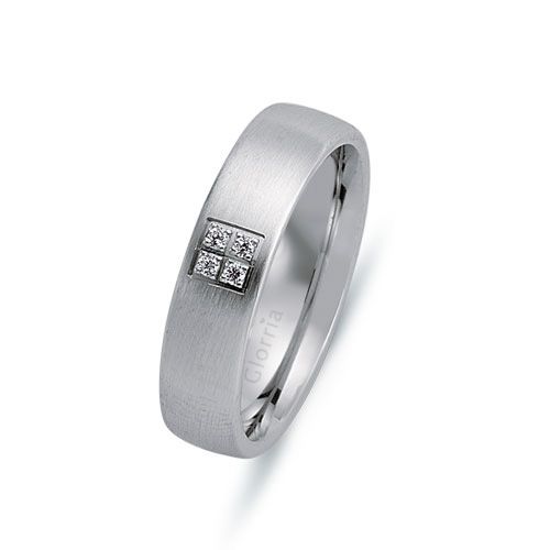 Glorria Gümüş 5mm Kadın Alyans Yüzük Glorria Gümüş 5mm Kadın Alyans Yüzük