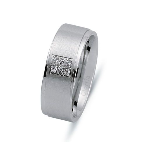 Glorria Gümüş 7mm Kadın Alyans Yüzük Glorria Gümüş 7mm Kadın Alyans Yüzük