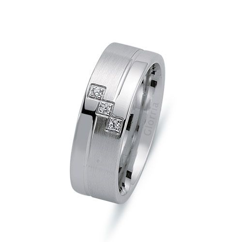 Glorria Gümüş 6,5mm Kadın Alyans Yüzük Glorria Gümüş 6,5mm Kadın Alyans Yüzük