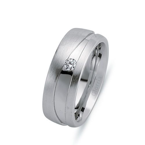 Glorria Gümüş 7.5mm Kadın Alyans Yüzük Glorria Gümüş 7.5mm Kadın Alyans Yüzük