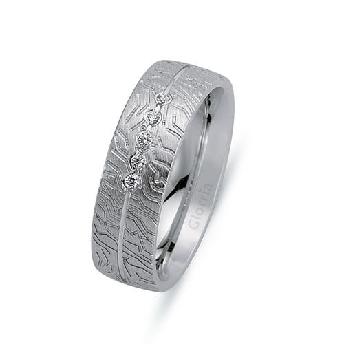 Glorria Gümüş 6.5mm Kadın Alyans Yüzük Glorria Gümüş 6.5mm Kadın Alyans Yüzük