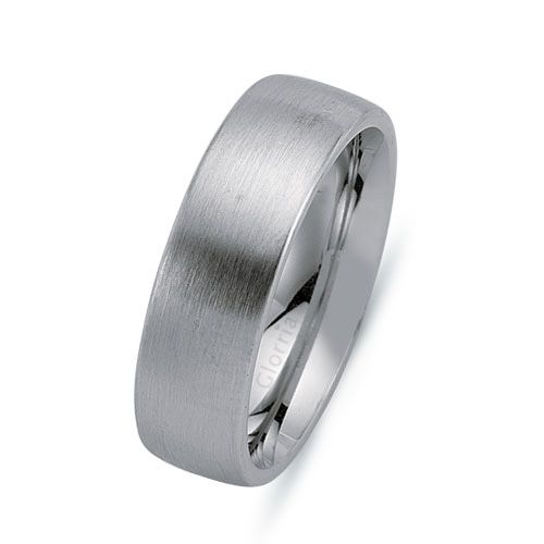 Glorria Gümüş 7mm Erkek Alyans Yüzük Glorria Gümüş 7mm Erkek Alyans Yüzük