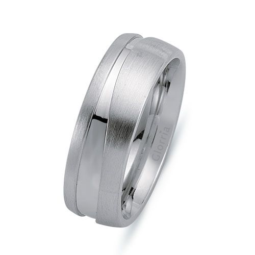 Glorria Gümüş 7.5mm Erkek Alyans Yüzük Glorria Gümüş 7.5mm Erkek Alyans Yüzük