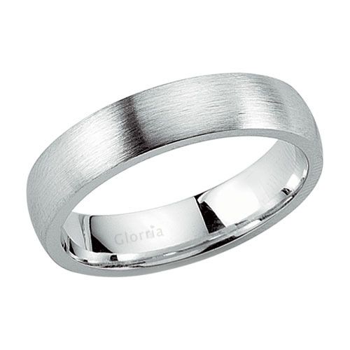 Glorria Gümüş 5mm Erkek Alyans Yüzük Glorria Gümüş 5mm Erkek Alyans Yüzük