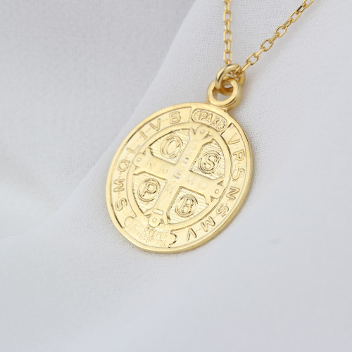 Glorria Gümüş Saint Benedict Kolye Glorria Gümüş Saint Benedict Kolye