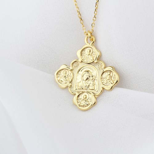 Glorria Gümüş Meryemana Kolye