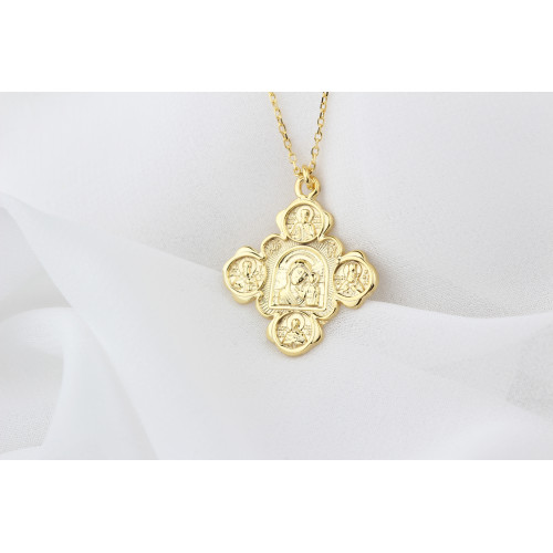 Glorria Gümüş Meryemana Kolye