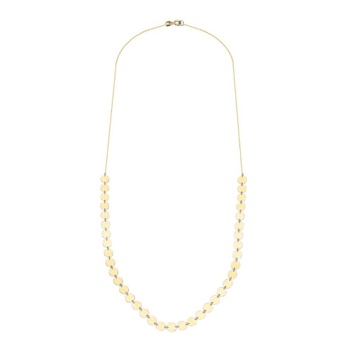 Glorria Altın 50cm Pullu Kolye Glorria Altın 50cm Pullu Kolye