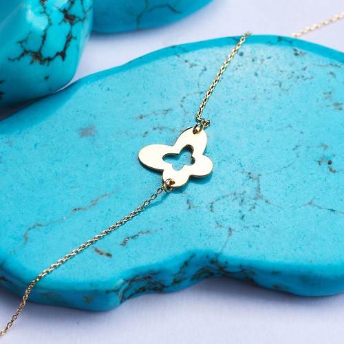 Glorria Altın Kelebek Bileklik Glorria Altın Kelebek Bileklik