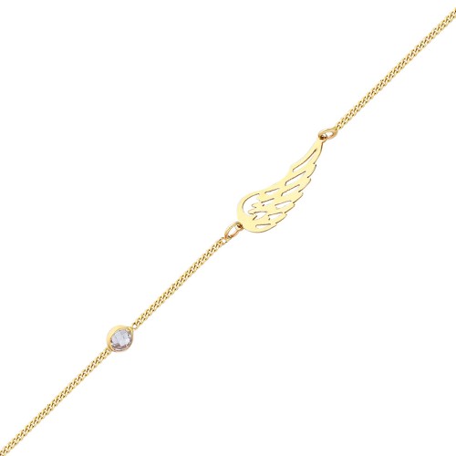 Glorria Altın Kanat Gurmet Bileklik Glorria Altın Kanat Gurmet Bileklik