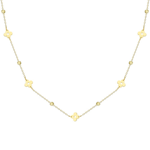 Glorria Altın Dorika Çiçek Kolye Glorria Altın Dorika Çiçek Kolye