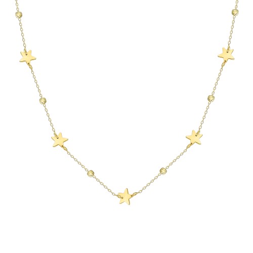 Glorria Altın Dorika Yıldız Kolye