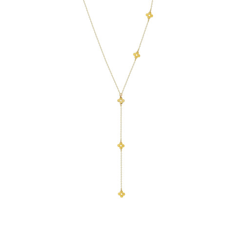 Glorria Altın Çiçek Kolye