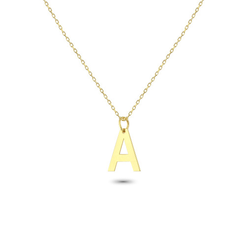 Glorria Altın A Harfi Kolye Glorria Altın A Harfi Kolye