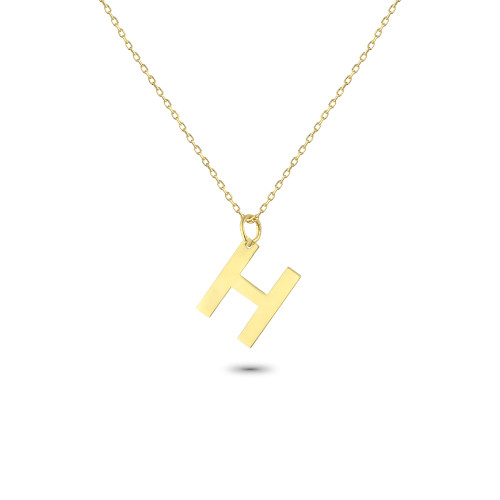 Glorria Altın H Harfi Kolye Glorria Altın H Harfi Kolye