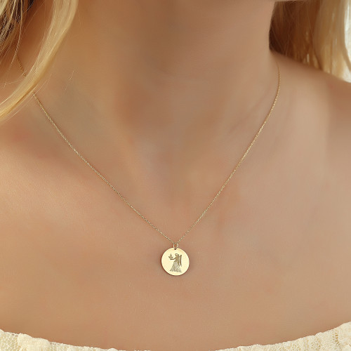 Glorria Altın Başak Burcu Kolye Glorria Altın Başak Burcu Kolye