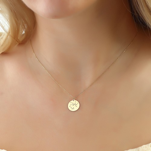 Glorria Altın Yay Burcu Kolye Glorria Altın Yay Burcu Kolye