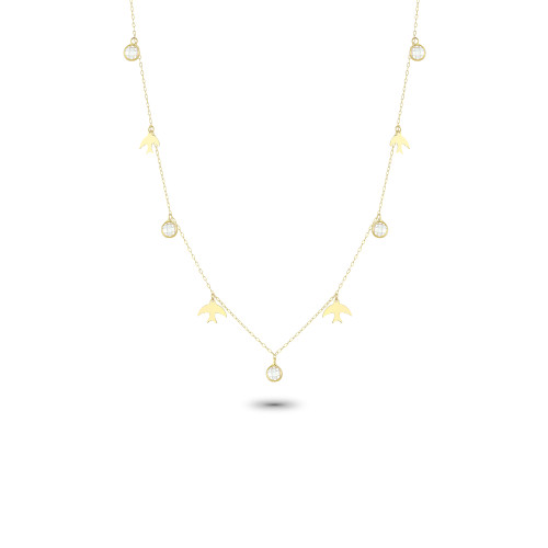 Glorria Altın Anka Kuşu Şans Kolye Glorria Altın Anka Kuşu Şans Kolye