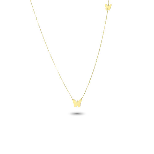 Glorria Altın Kelebek Kolye Glorria Altın Kelebek Kolye