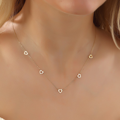 Glorria Altın Kalp Kolye